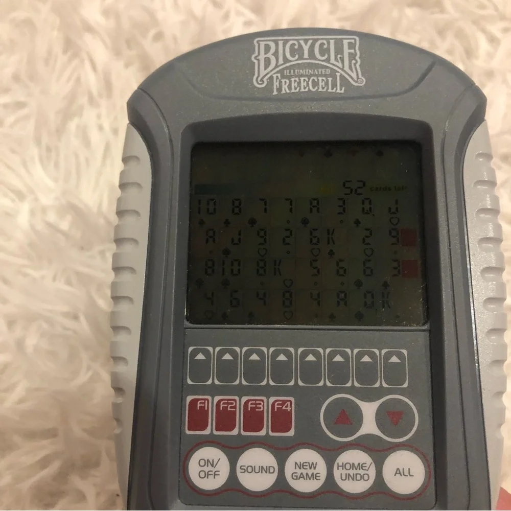 BICYCLE Illuminated Touch Pad FreeCell Handheld Game